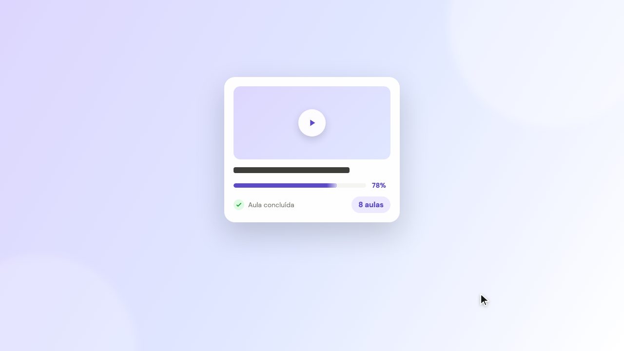 Prévia do plugin-courses como o cliente vê