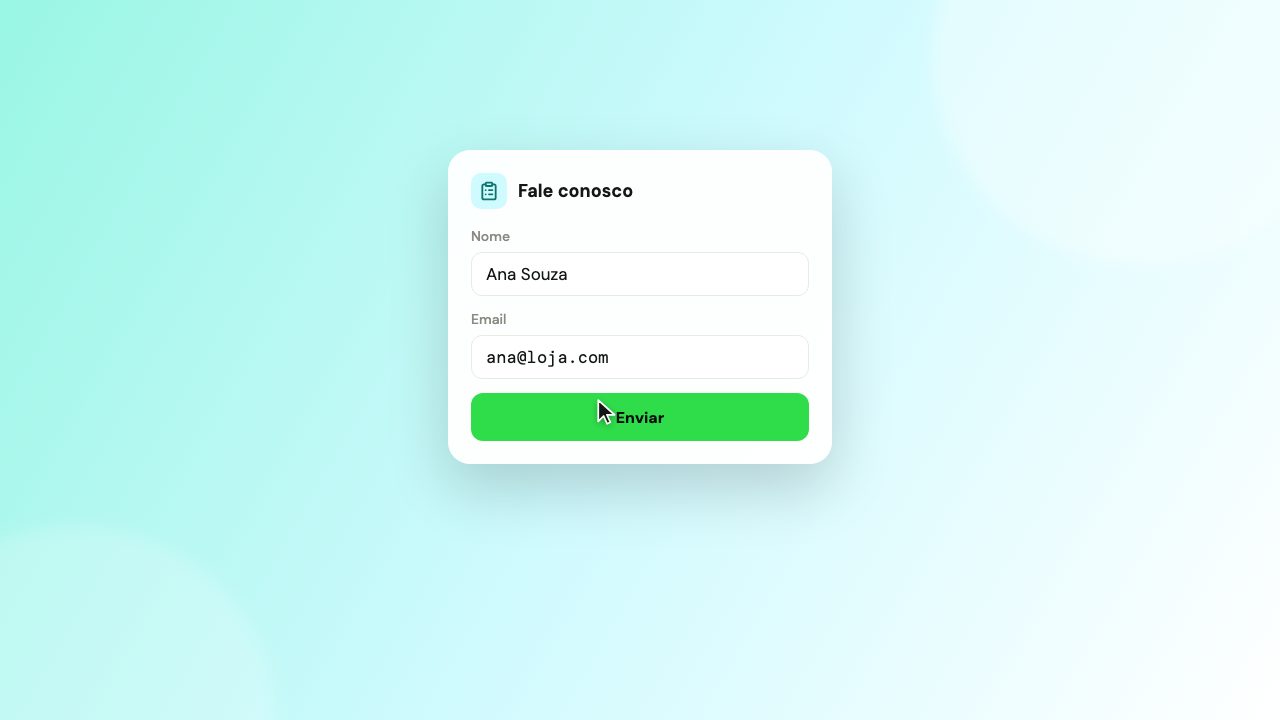Prévia do plugin-forms como o cliente vê