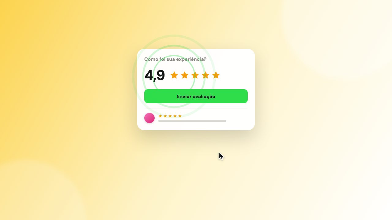 Prévia do plugin-reputation como o cliente vê